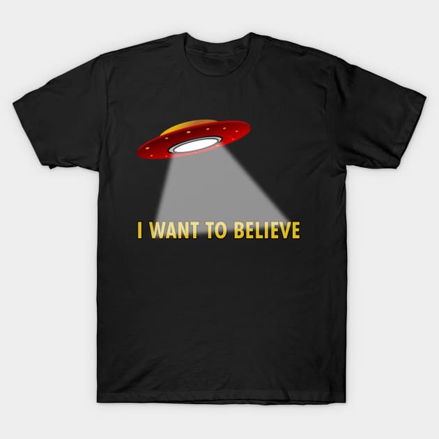 I Want To Believe T-Shirt by cdclocks